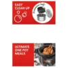 Instant Pot Duo Crisp Digital Multi-Cooker + Air Fryer – 1500W